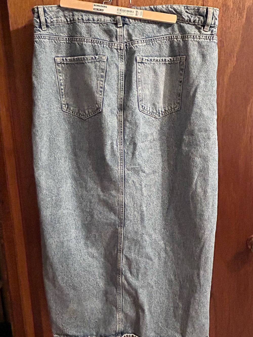 Dynamite Denim High-Rise Light Blue Jean Skirt